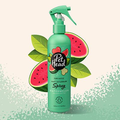 Product shot of the Pet Head Furtastic Spray