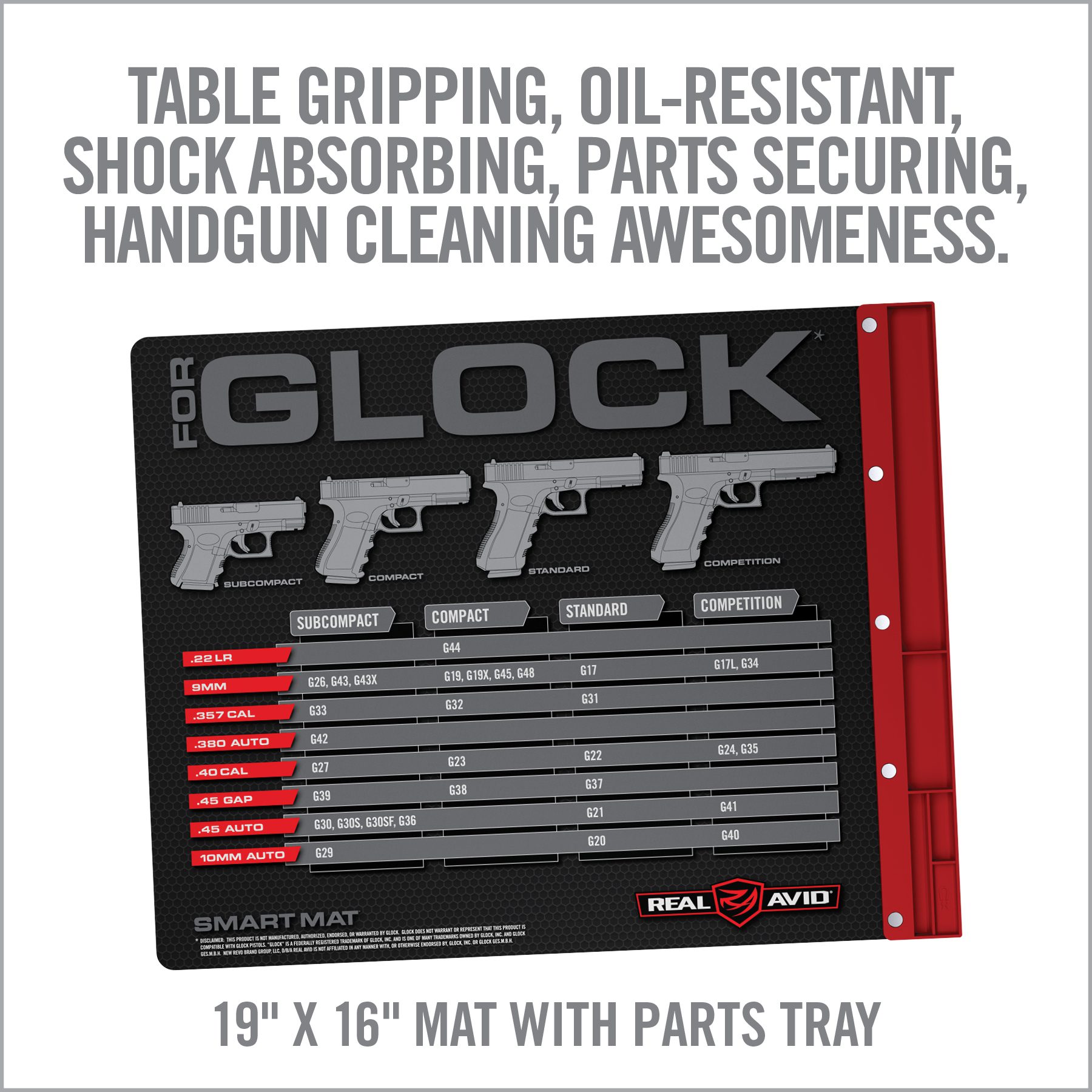3 Image for Smart Mat® for Glock* Pistols-Real Avid