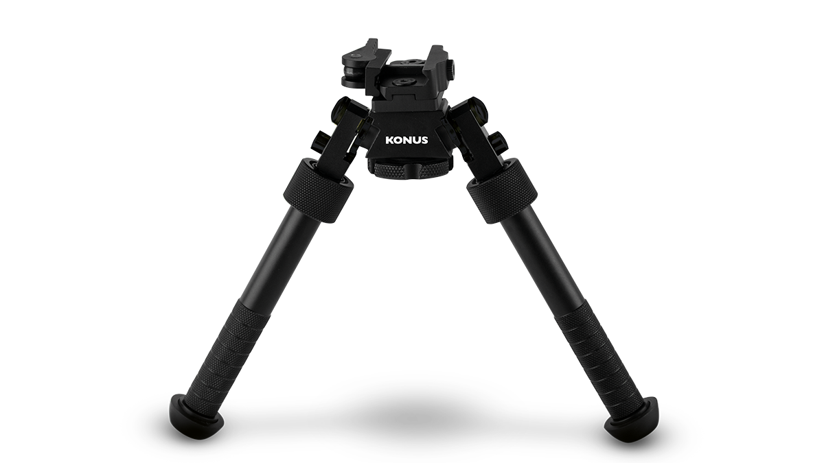 Konus Precision-T 4.2-9in Bipod (107-229mm, Quick-Release Picatinny Mount)