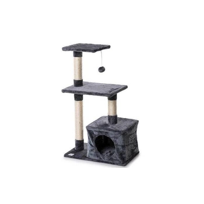 Cosmic Pets Plush Cat Tree (Starlight, Grey)