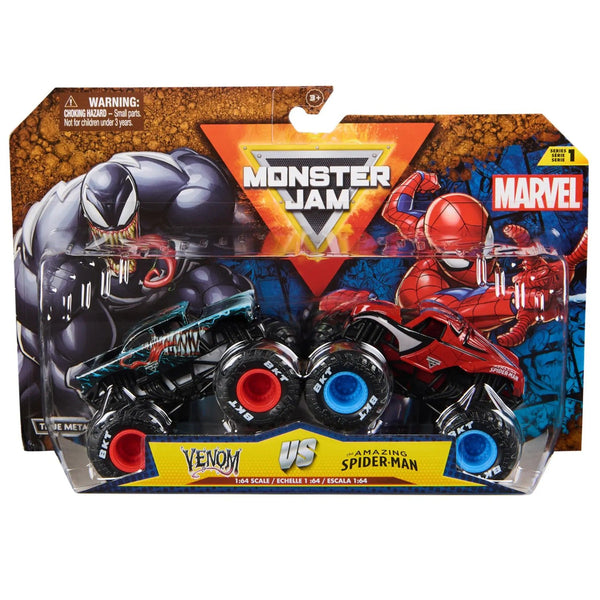 Monster Jam Marvel Venom vs. Spider-Man (2-Pack)