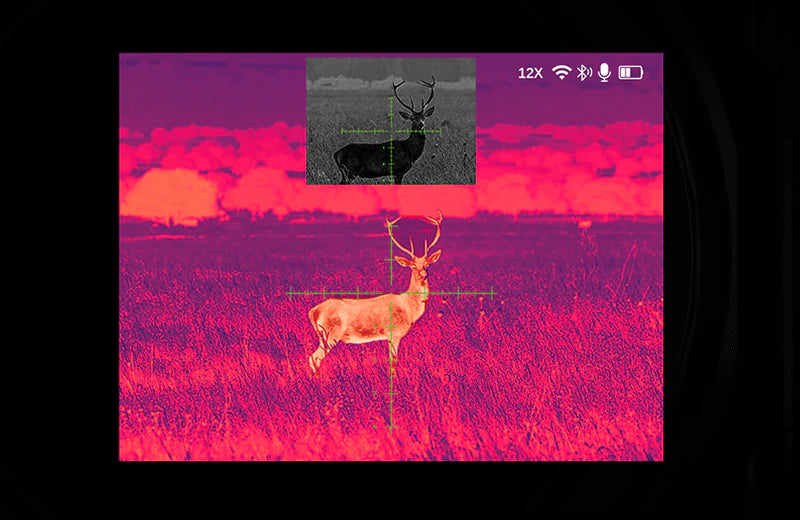 Arken ThermNight TNC225R 1.0 Multispectral Scope (Thermal & Night Vision, LRF, Ballistic Calculator, 256x192, 25mm)