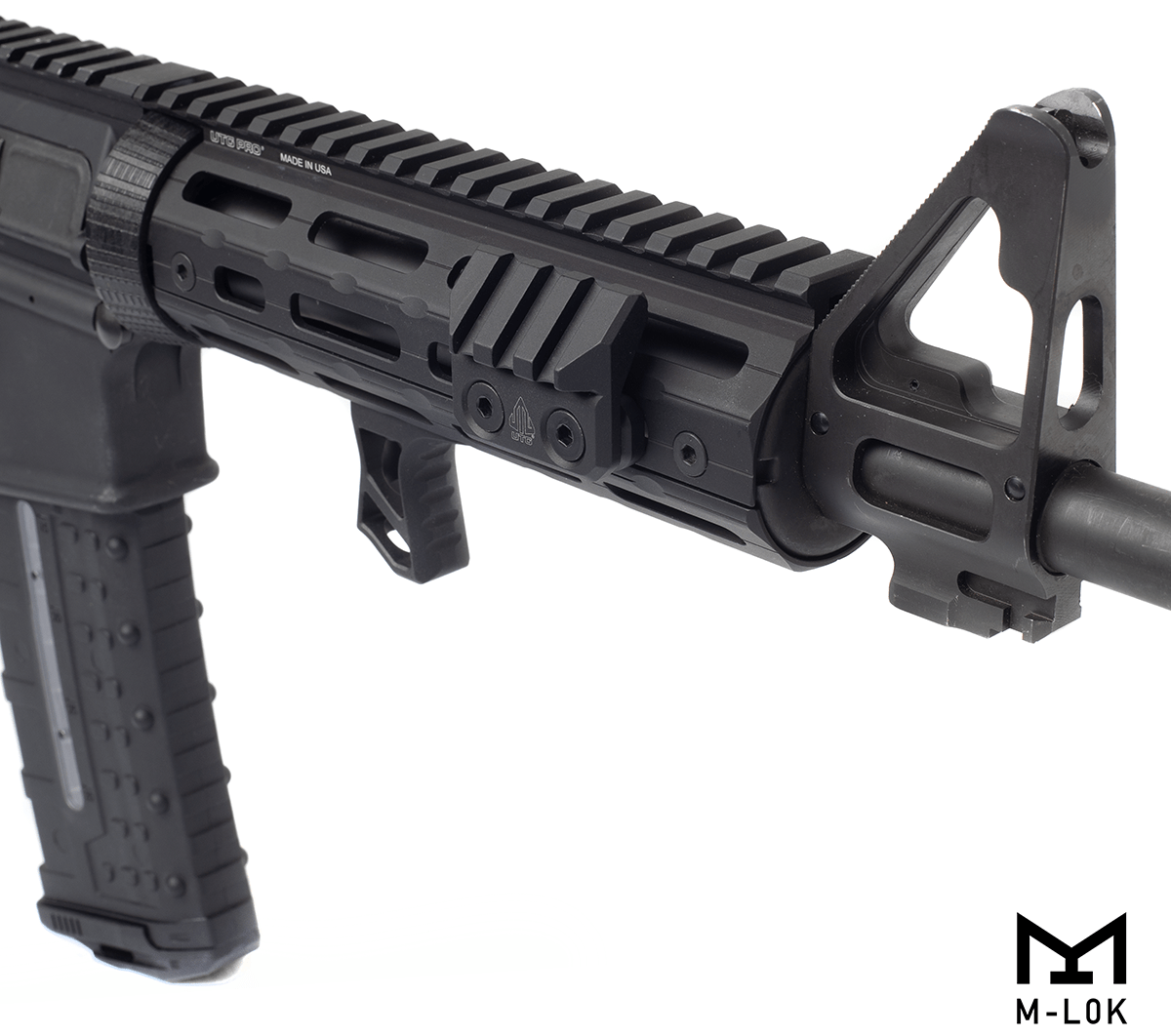 UTG M-LOK Angled Picatinny Mount Black