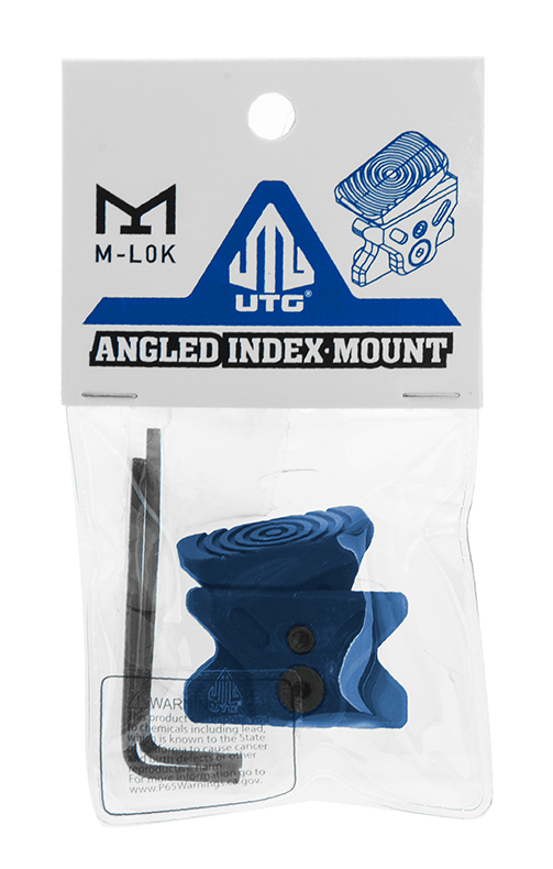 UTG Angled Index Mount M-LOK Matte Blue