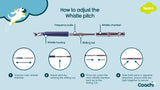 How to adjust whistle pitch