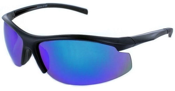 Evolution Flight Sunglasses - Blue Revo Lens, Black Frame