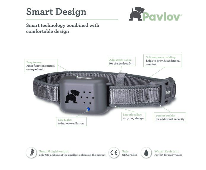 Company of Animals Pavlov Digital No Bark Collar (No Shock, Small)