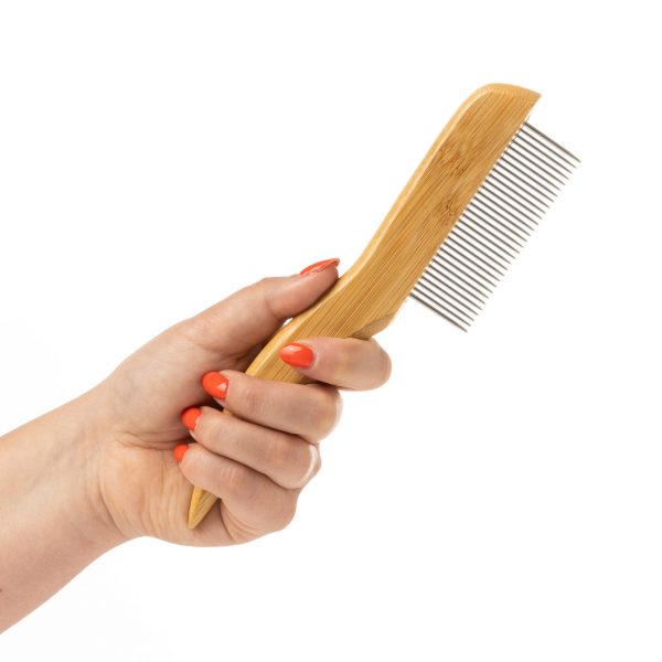 Bamboo Anti-Tangle Comb - Medium - Image 5