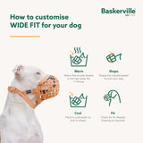 Company of Animals Baskerville Classic Wide Fit Muzzle (Size 12, Pit Bull)