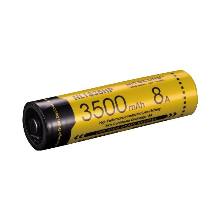 NiteCore 18650 High Drain 8A Rechargeable Battery (3500mAh)
