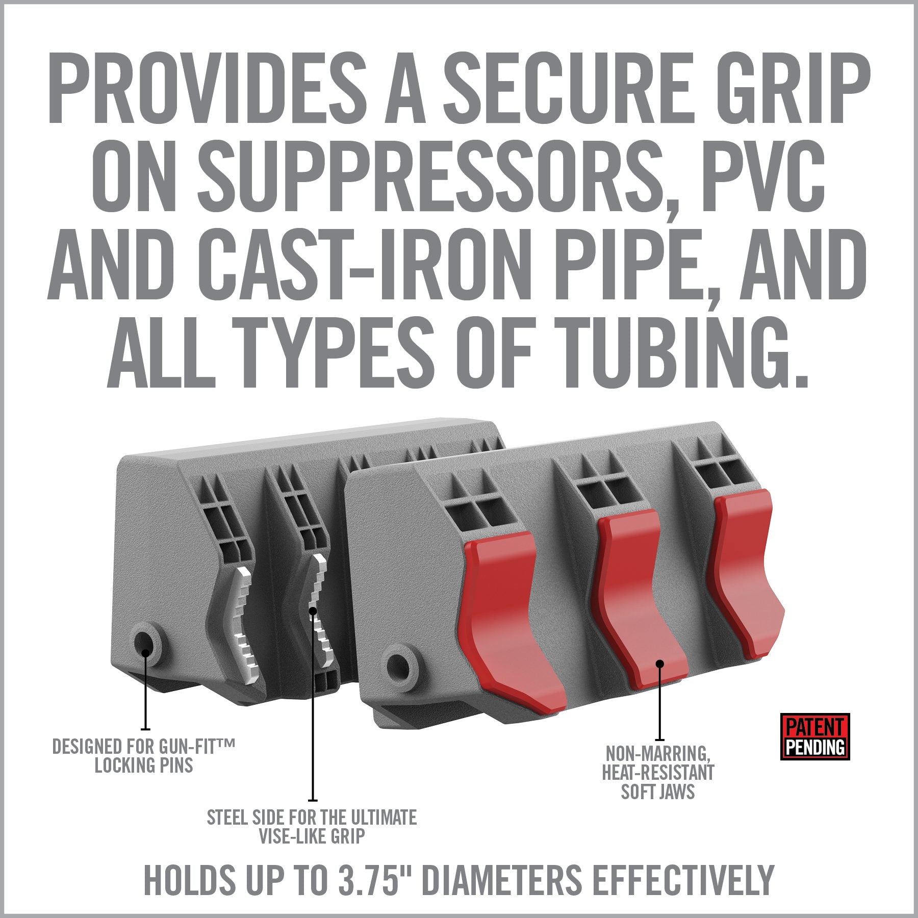 7th Image for Smart-Jaws™ — Tube-Fit™ for Master Gun Vise® - Real Avid