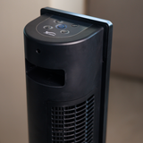 Crystal Aire Black Sterilization Tower Fan