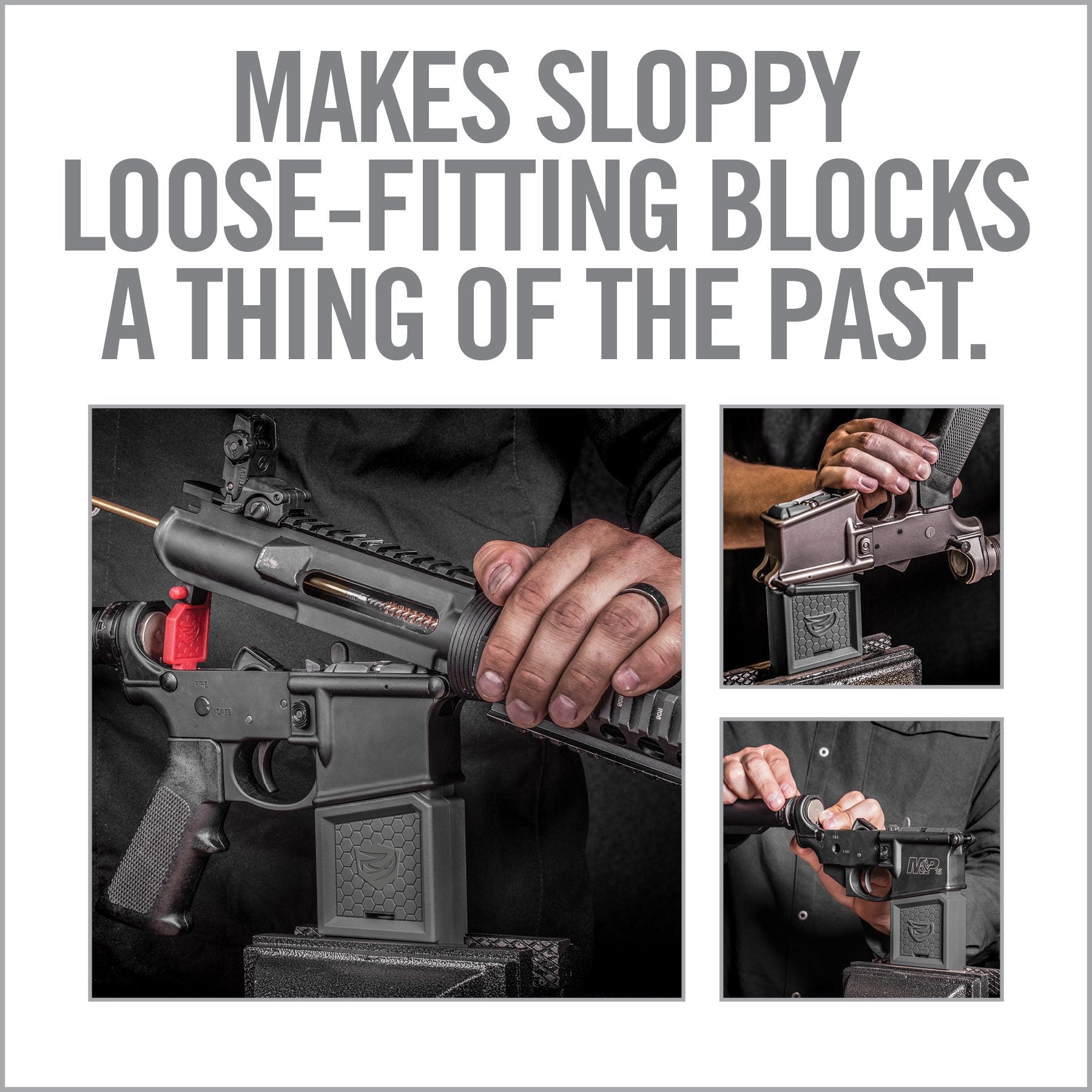 9 Image for Smart-Fit® Vise Block Sleeve For AR10*-Real Avid