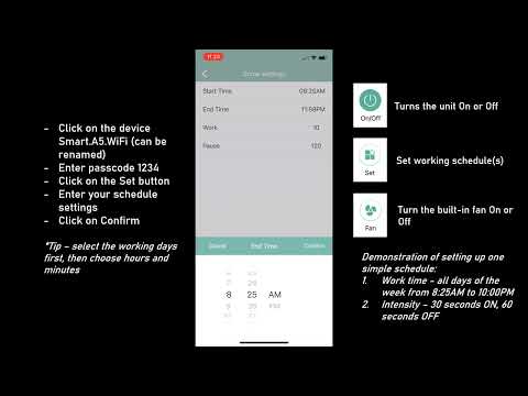 Crystal Aire Polaris Premium Aroma Diffuser with App Control (60ml)