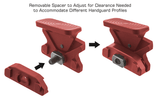 UTG Angled Index Mount M-LOK Matte Red