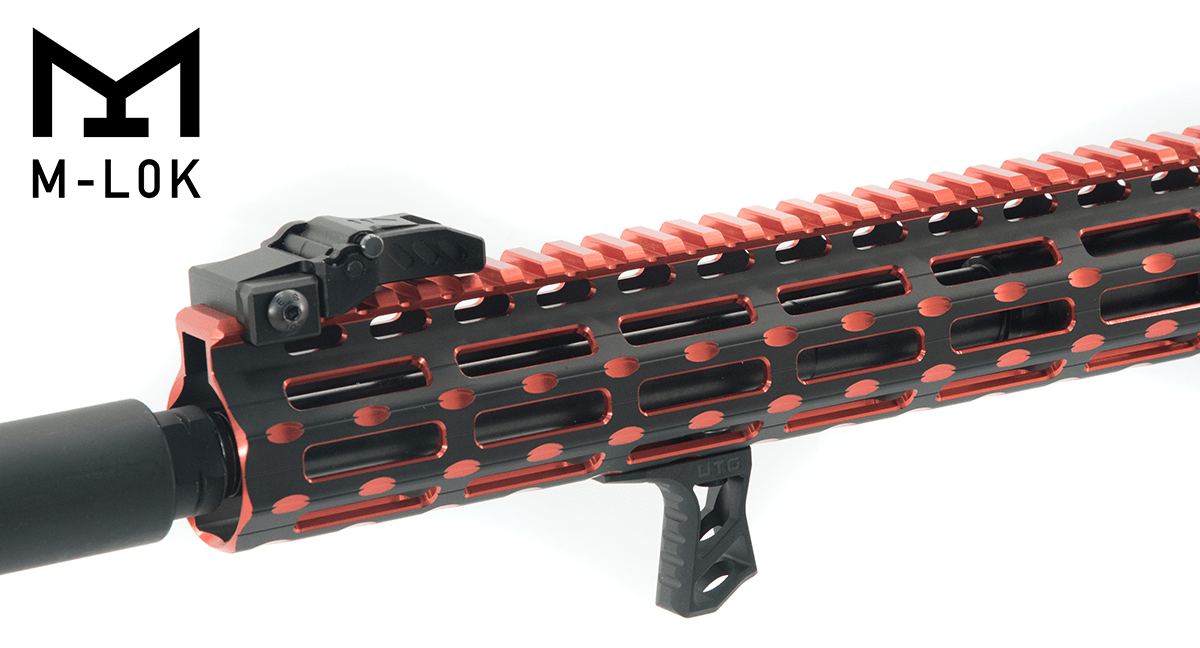 UTG M-LOK Ultra Slim Handstop Matte Black