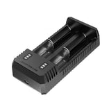 NiteCore UI2 USB Dual Slot Li-ion Charger + USB Cable