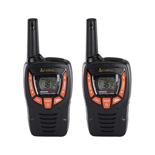 Cobra AM655 2-Way Radio - 8km (2 Pack)