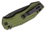 Olight Spurdog Flipper Knife Oknife D2 Blade 176mm EDC Tool (OD Green)