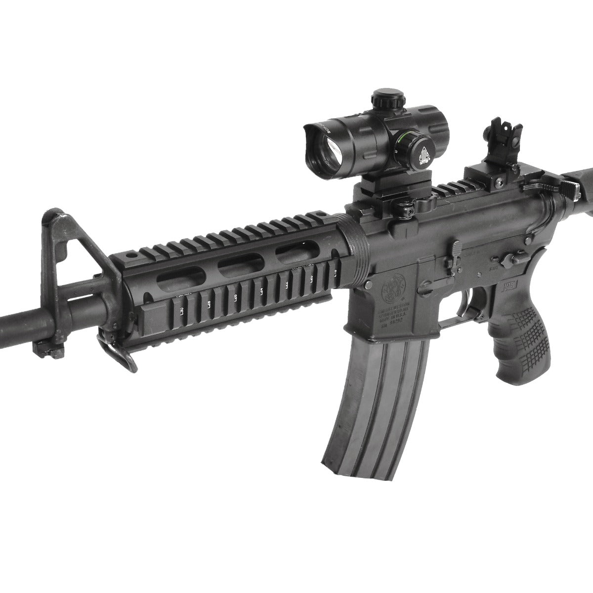 UTG PRO® AR15 Drop-in Quad Rail Handguard, Carbine-length