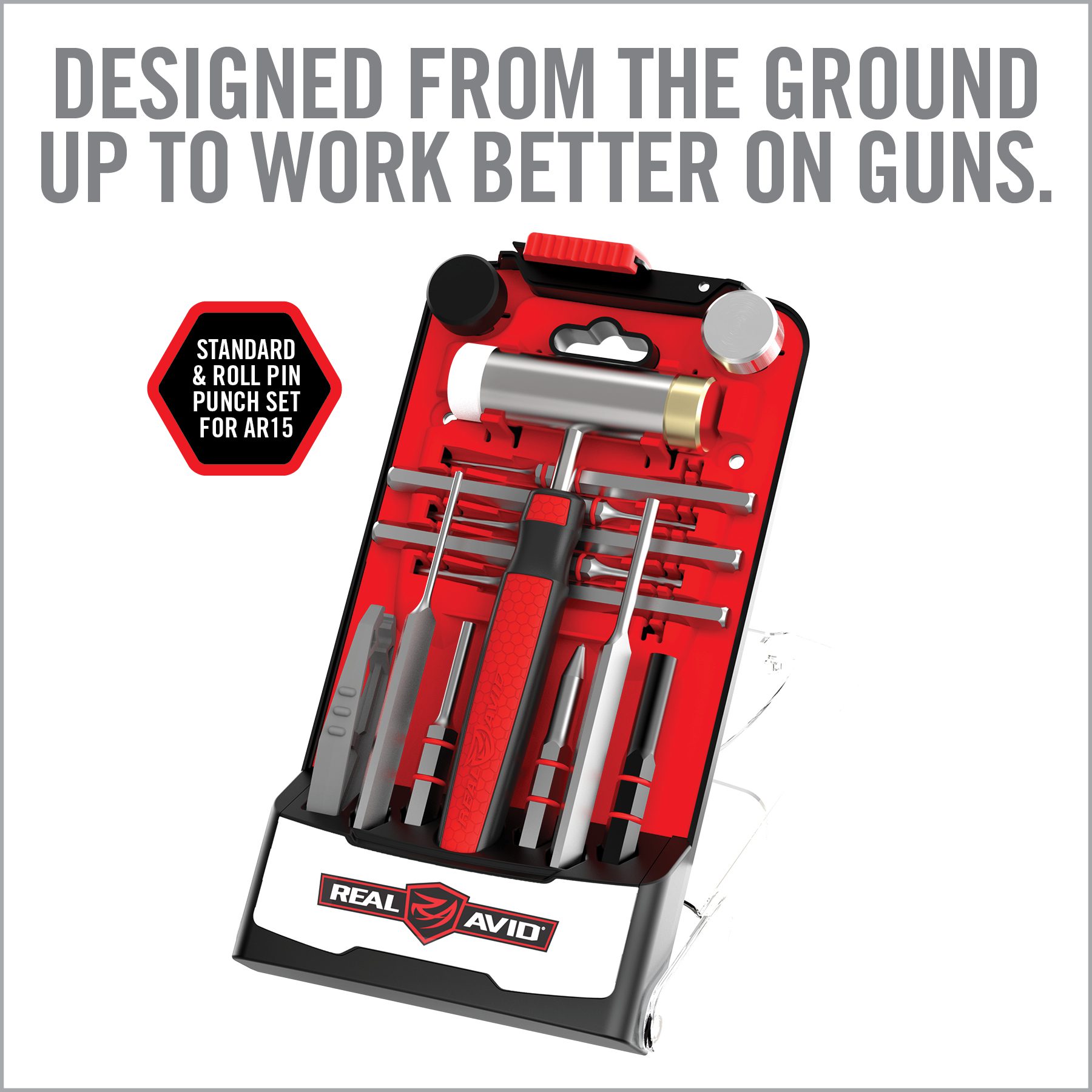4 Image for Accu-Punch® Hammer & AR15 Pin Punch Set-Real Avid