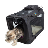 Cosmic Pets Collapsible Carrier (X-Small, Black)