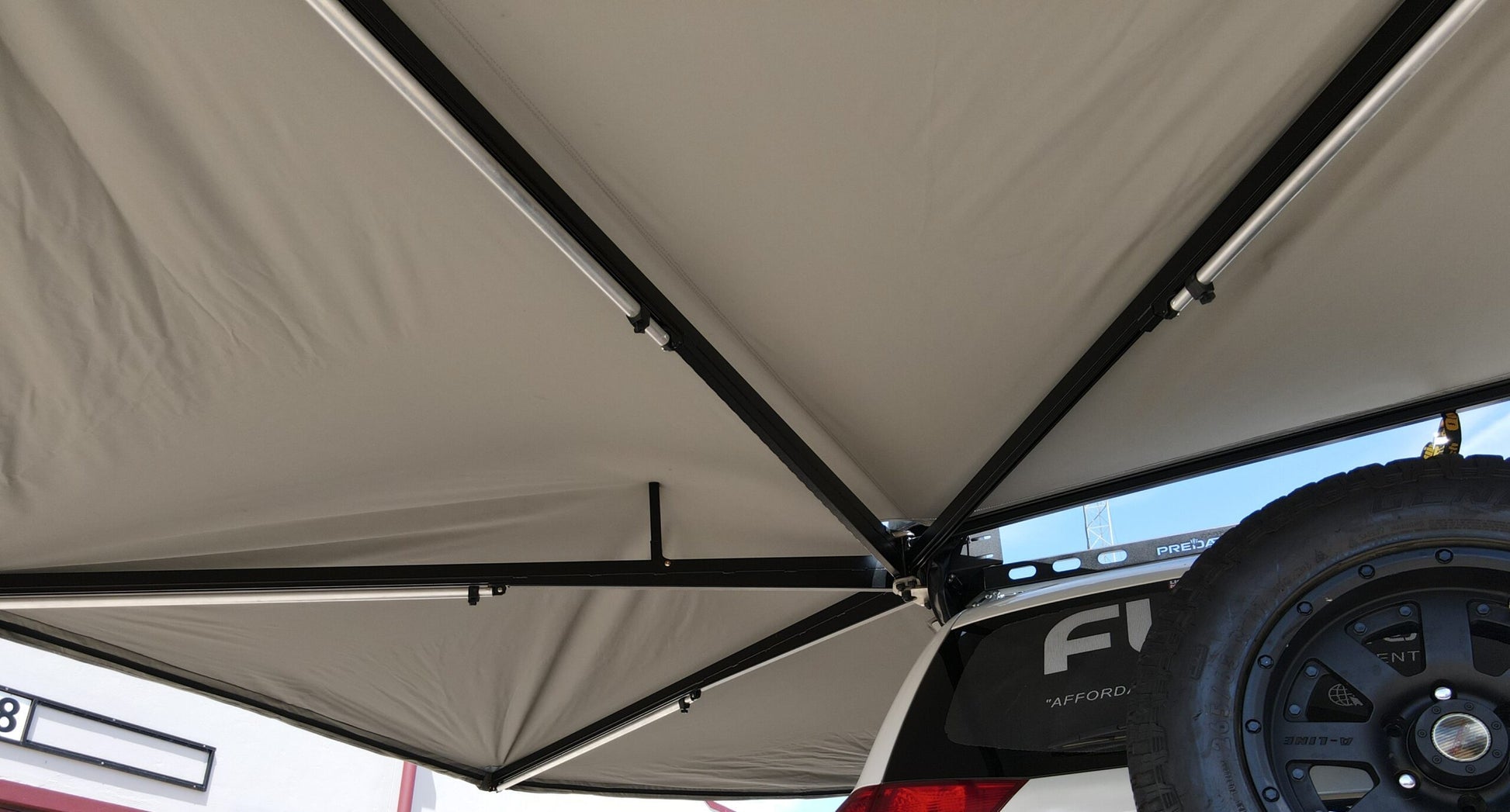 Flex Quick Pitch 270 Weather Shade Fox Awning