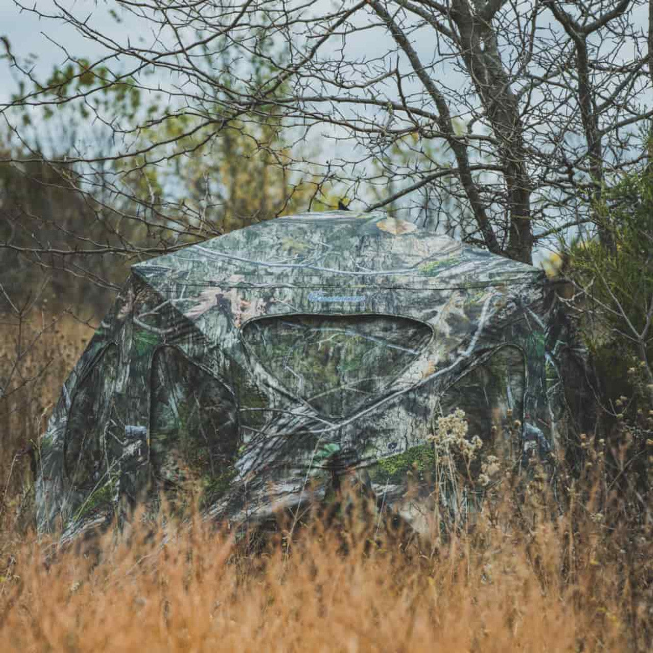 Americastep Ameristep Brickhouse Hunting Blind (Mossy Oak) | Durable & Camouflage ...
