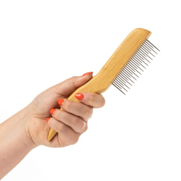 Bamboo Anti-Tangle Comb - Shedding - Image 7