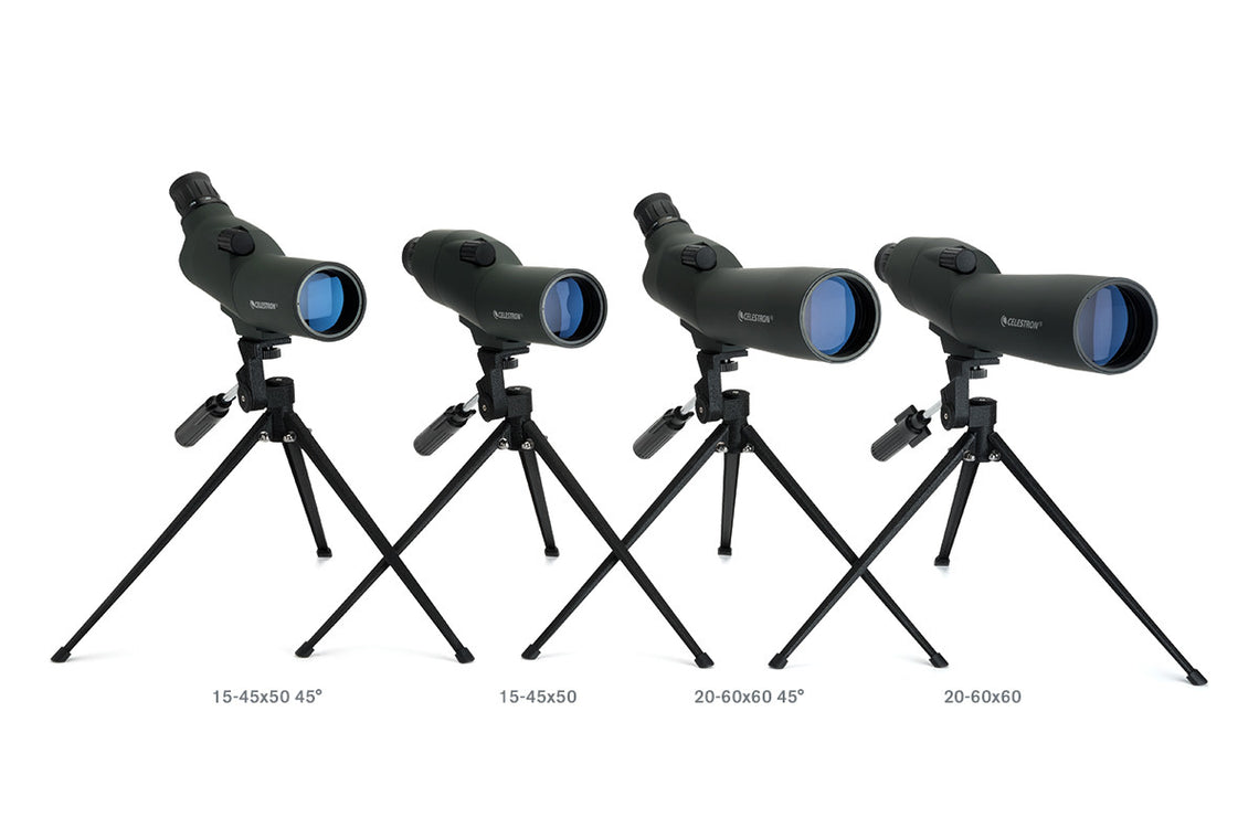 UpClose 20-60x60mm Angled Zoom Spotting Scope