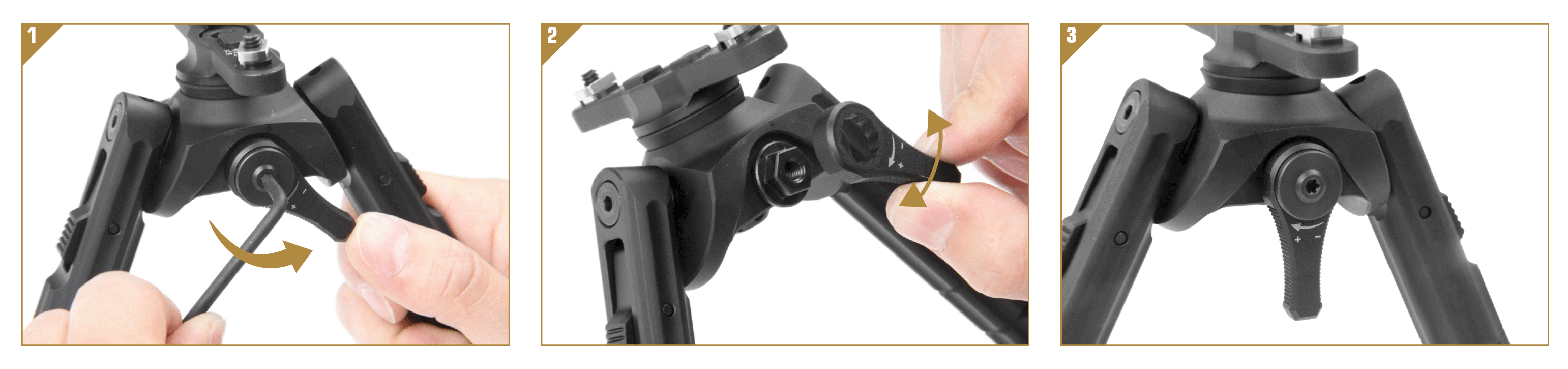 UTG Heavy Duty Recon 360 Bipod Center Height (13.9cm-17.7cm)