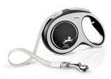 Flexi Comfort L Retractable Dog Leash (Tape, 5m, Black, up to 60kg)