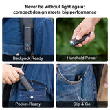 Olight Arkfeld Pro EDC Flashlight (1300 Lumens, 100m, Black)