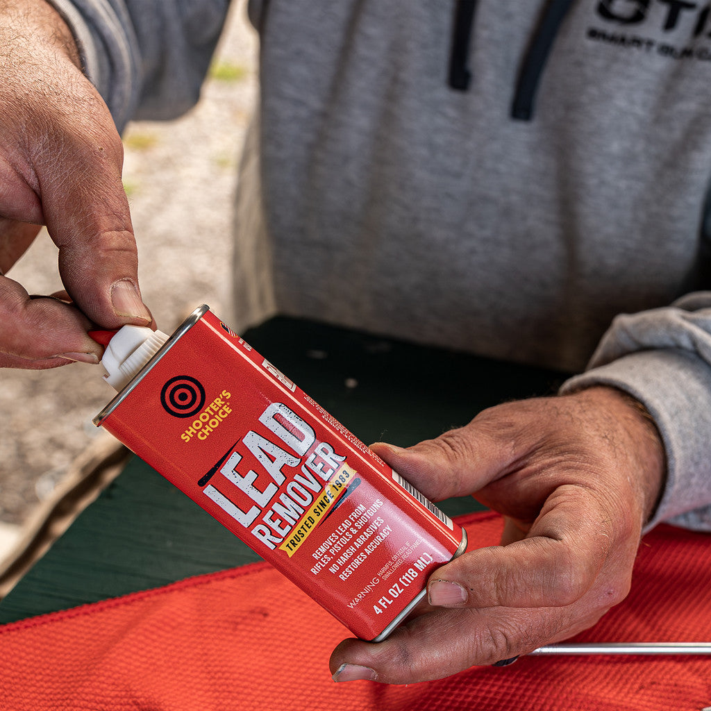 Shooter's Choice Lead Remover 4oz being closed