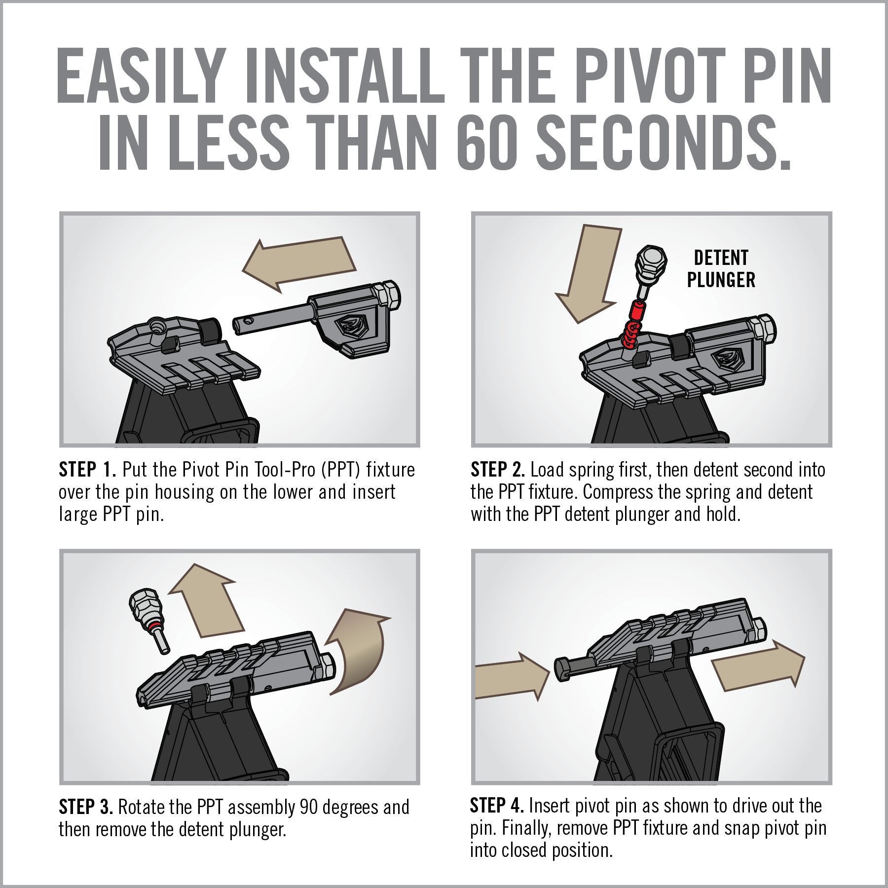 3rd Image for AR15 Pivot Pin Tool - Pro™ - Real Avid