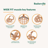 Company of Animals Baskerville Classic Wide Fit Muzzle (Size 12, Pit Bull)