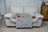 Calming Sofa Snuggler Blanket Bed Grey - Small - Image 4