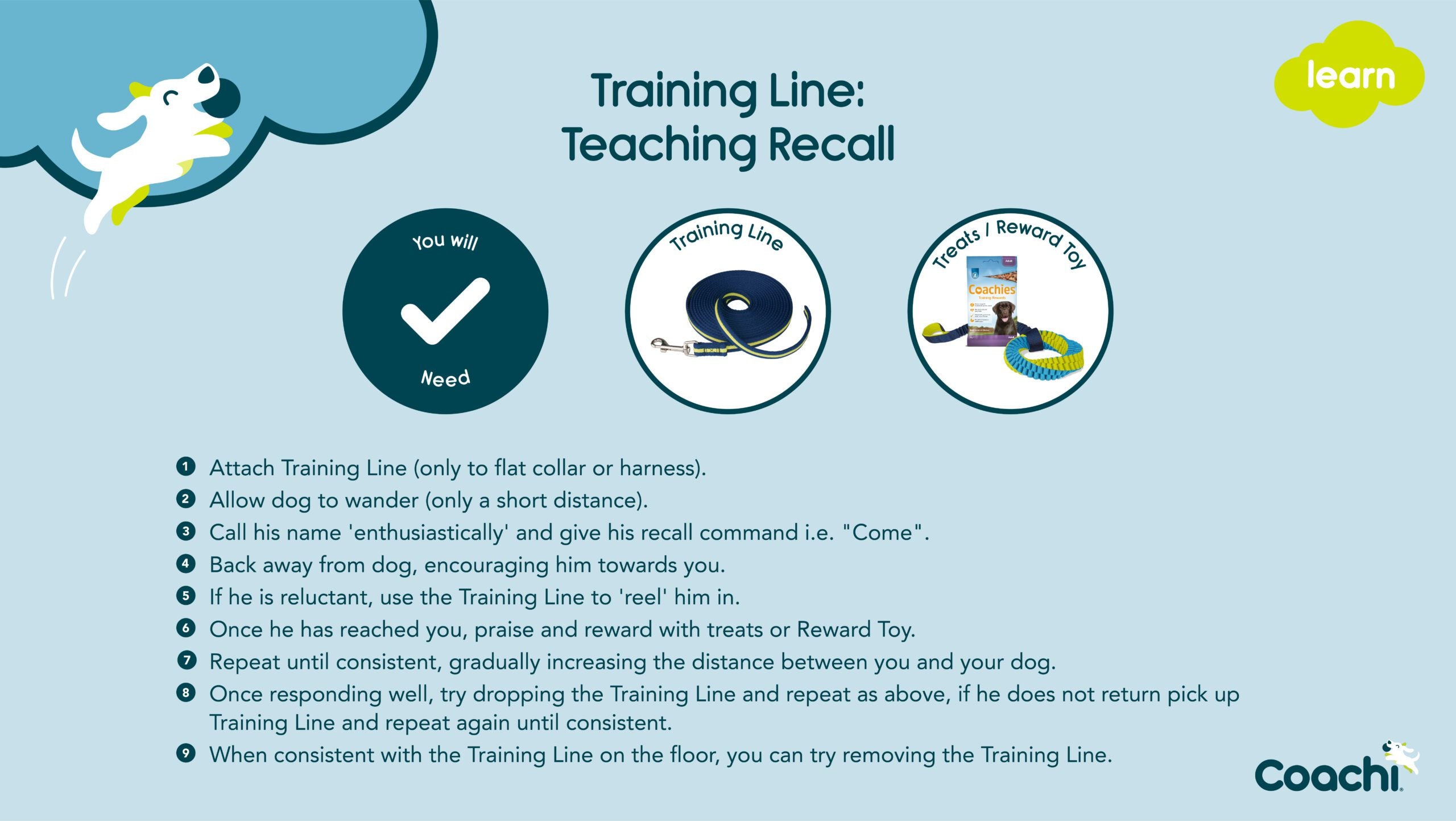 training line - teaching recall
