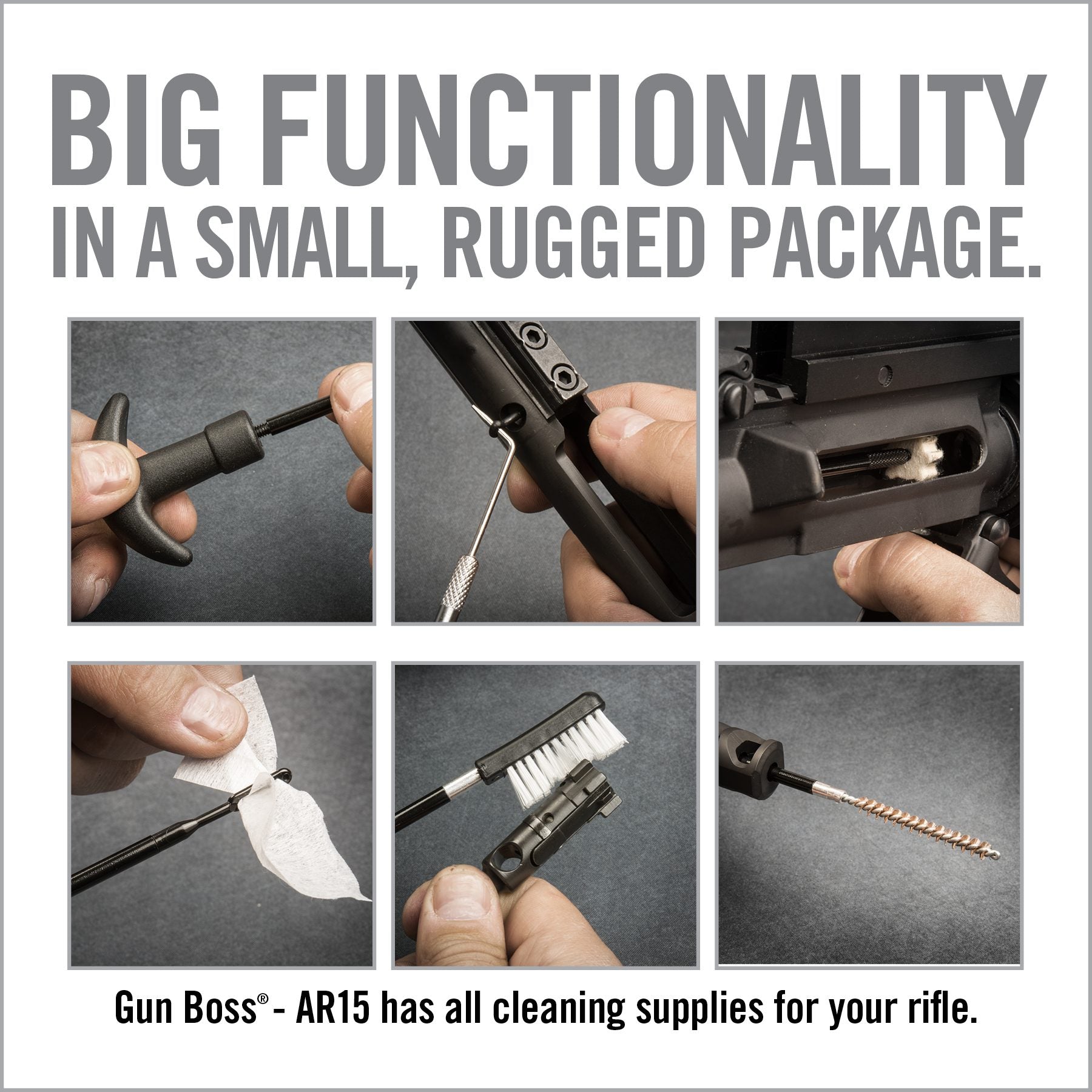 8th Image for Gun Boss® - AR15 Cleaning Kit - Real Avid