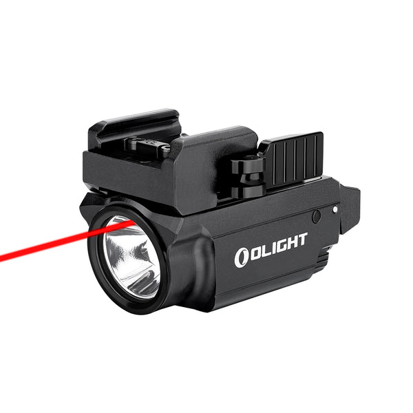 Olight Baldr Mini Weapon Light (Red Laser, 600 Lumens, 130m, Black)