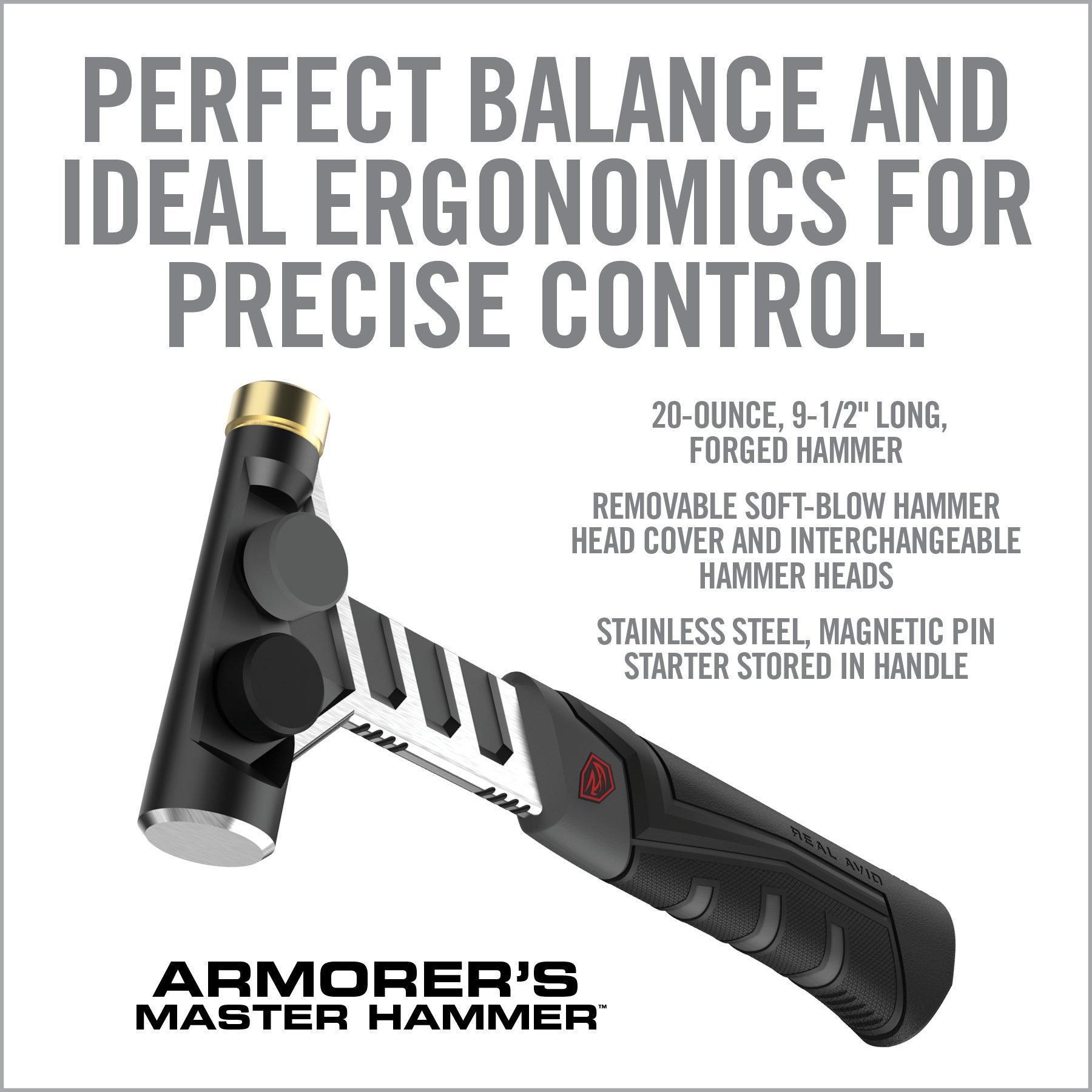 6th Image for Armorer's Master Hammer™ - Real Avid