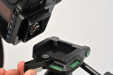 Quick shoe lever with a safety lock