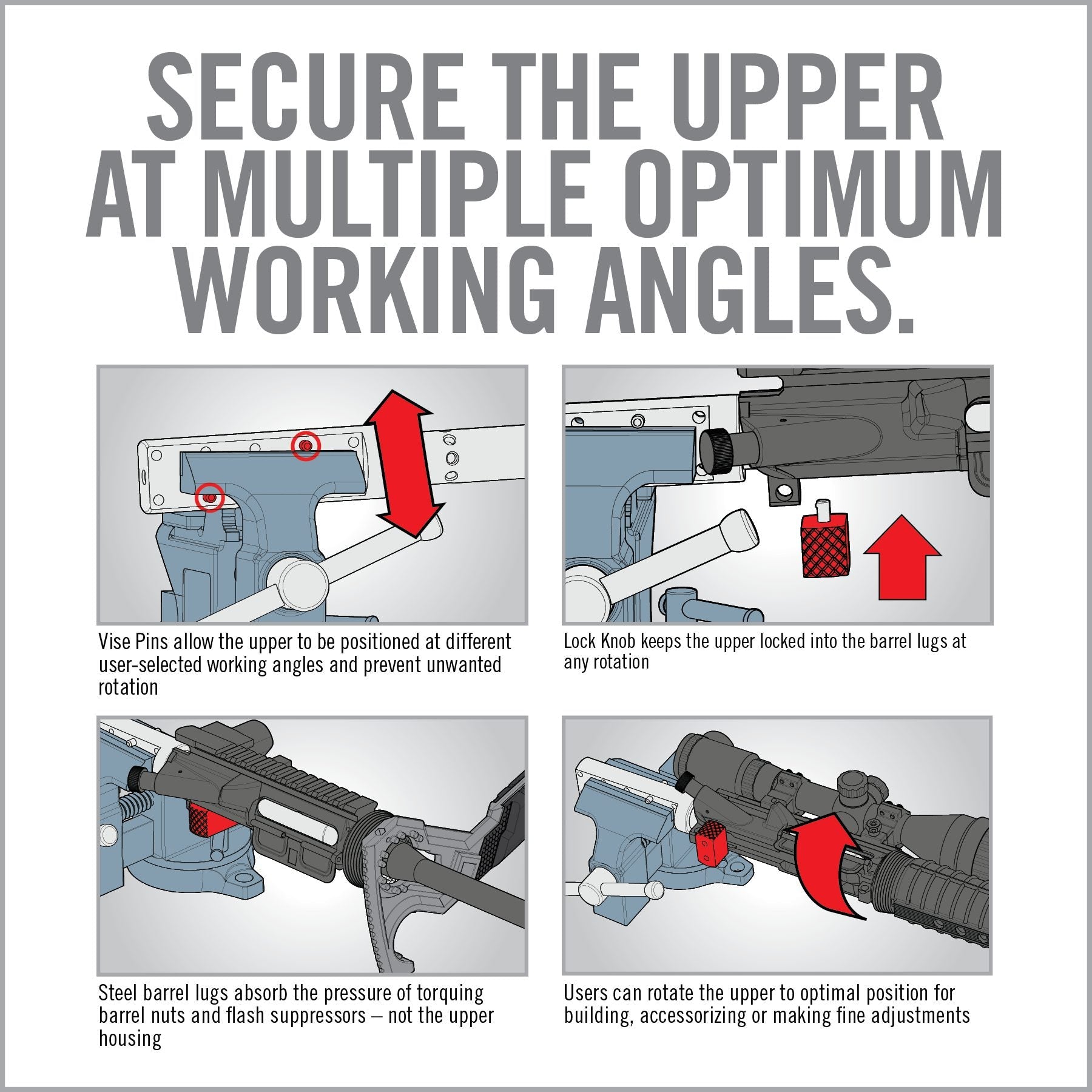 3rd Image for Lug-Lok Upper Vise Block™ - Real Avid