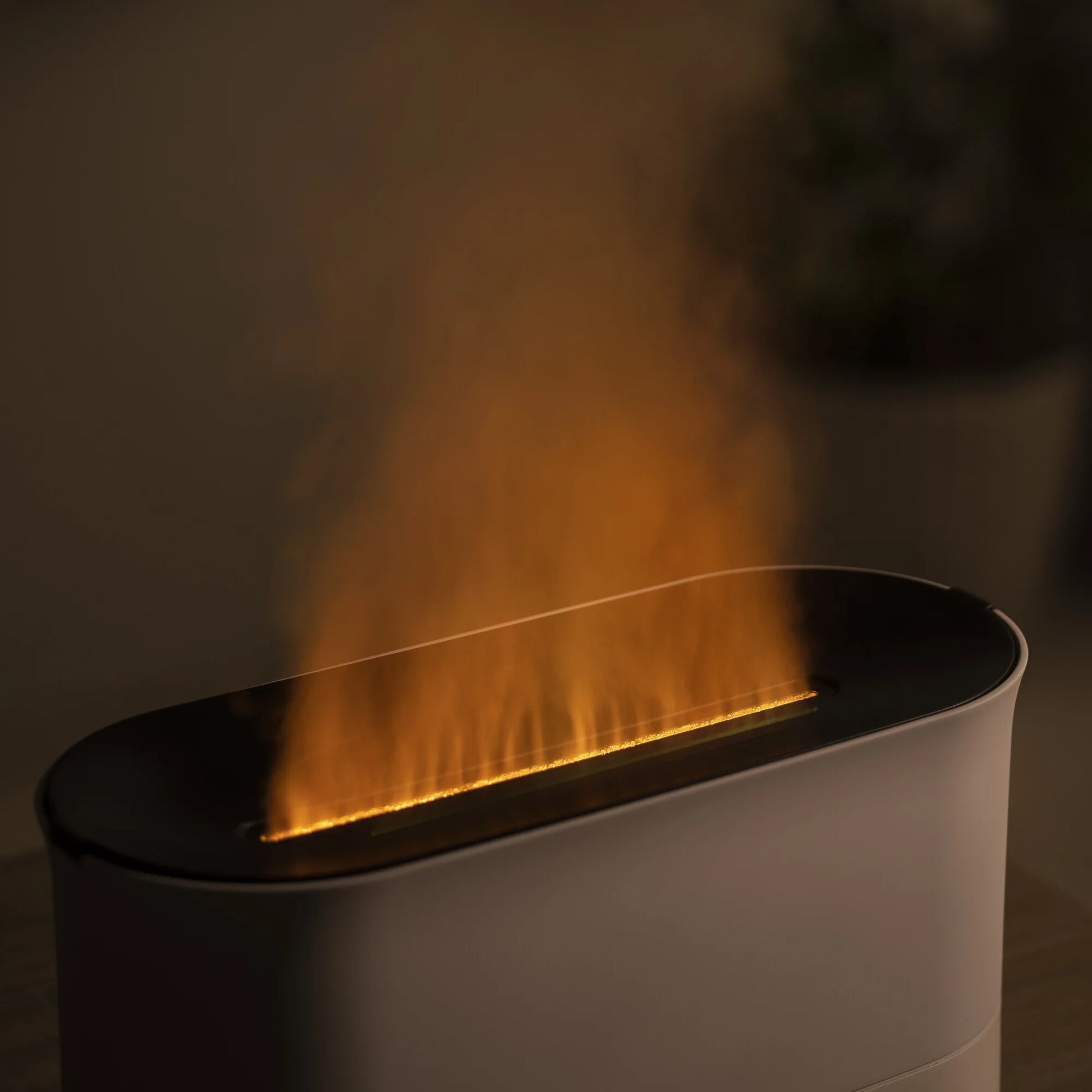 Crystal Aire Flame Mist Humidifier (2000ml) | Ultra-Quiet & Efficient Vapor