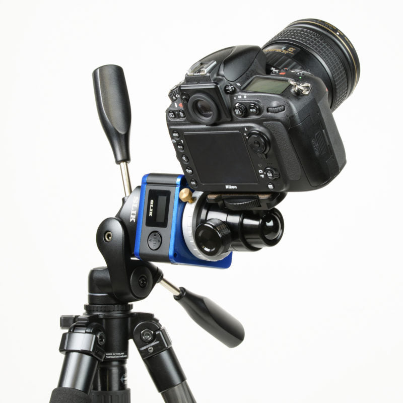 Set up for vertical rotation for Time-Lapse shooting