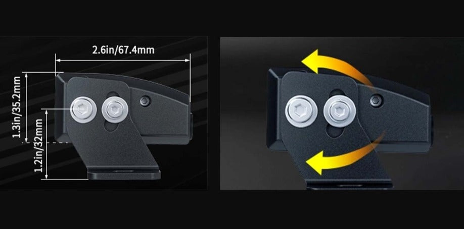 Flex 6″ White & Golden LED Light Bar