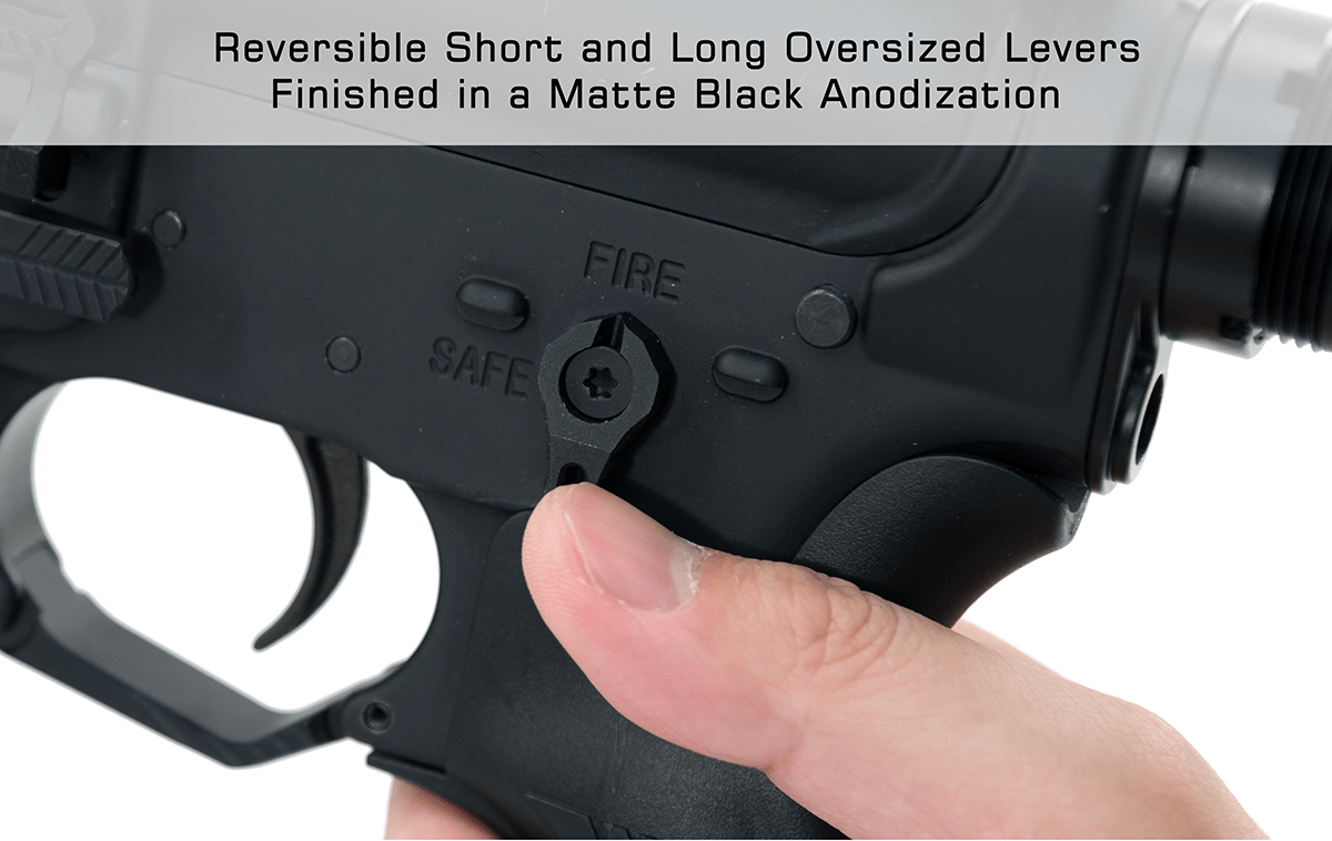 UTG AR15 Ambidextrous 45/90 Safety Selector Matte Black