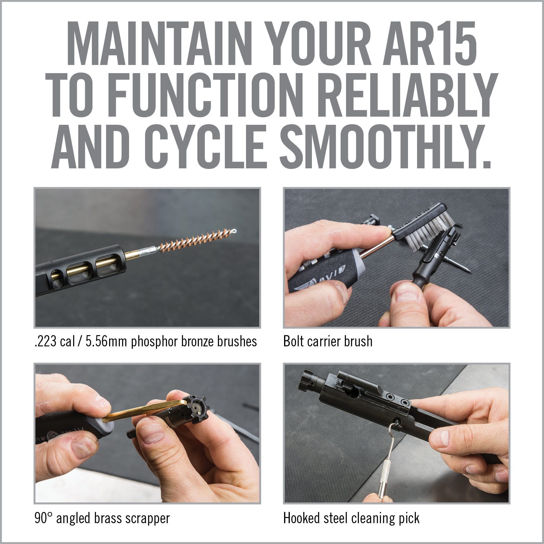 4 Image for Gun Boss® Pro - AR15 Cleaning Kit-Real Avid