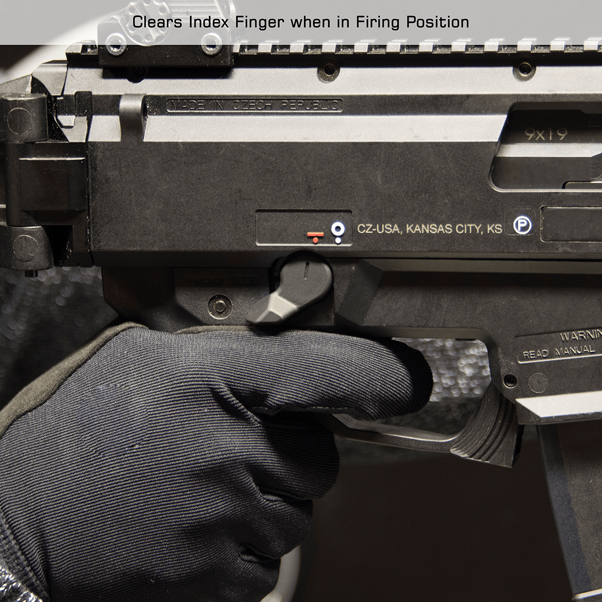 UTG CZ Scorpion Evo 3 Safety Selectors Black