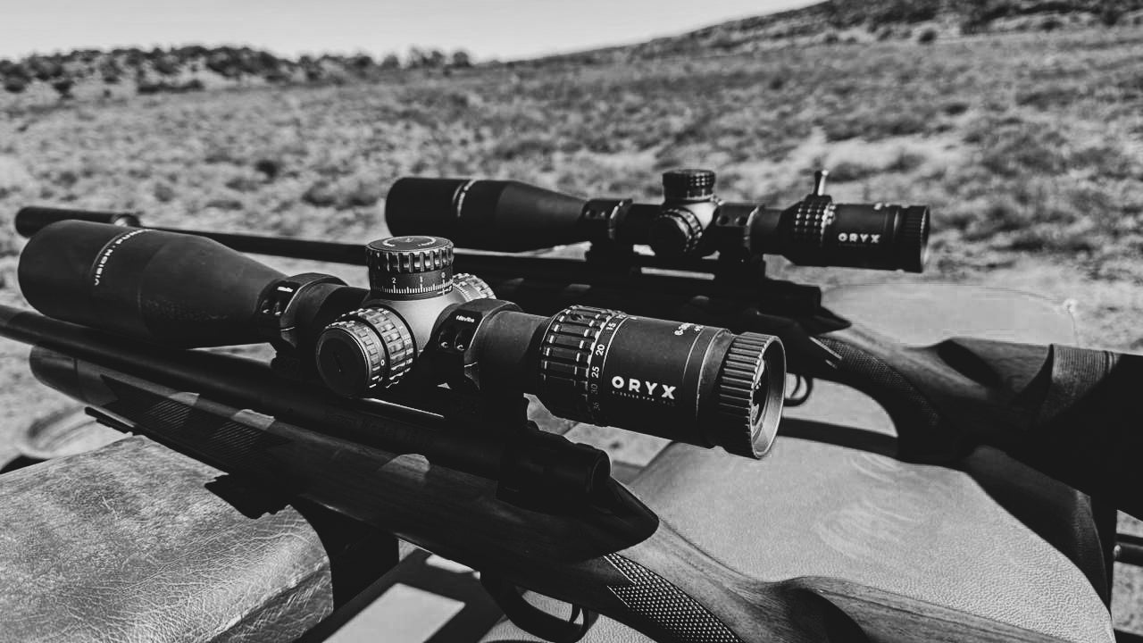 AKRA Oryx 6-36x56mm Riflescope (FFP, MRAD, Burnt Bronze)